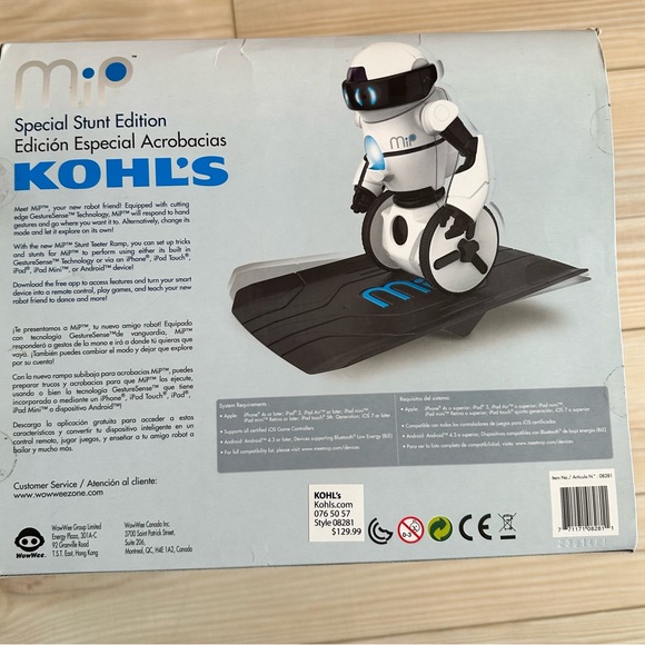 MiP Special Stunt Edition Robot - White and Black - Picture 9 of 11